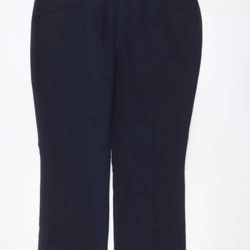 Next Women’s Black Straight Leg Dress Pants Size 18 Stretch Trousers