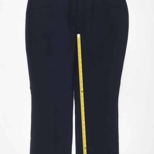 Next Women’s Black Straight Leg Dress Pants Size 18 Stretch Trousers