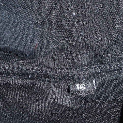 Nike Boys Black & Grey Pullover Hoodie Size 16 Cotton Blend Sweatshirt