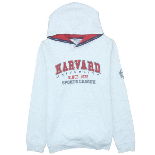 Harvard University Boys Grey Pullover Hoodie 16 Years Fleece Sports League