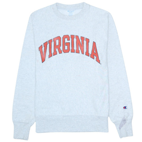 Champion Womens Grey Virginia Reverse Weave Sweatshirt Size S