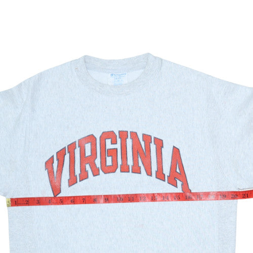 Champion Womens Grey Virginia Reverse Weave Sweatshirt Size S