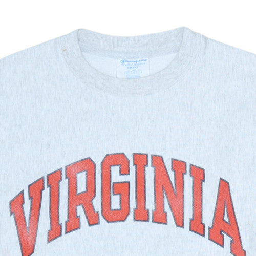 Champion Womens Grey Virginia Reverse Weave Sweatshirt Size S
