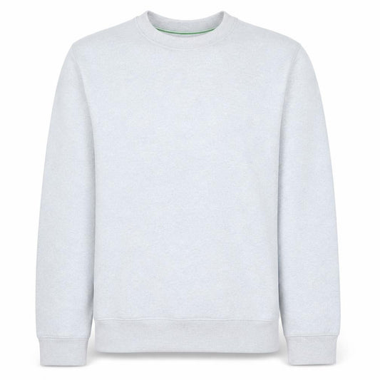 Front view of Hugo Boss Men's Grey Crew Neck Pullover Sweatshirt M Regular Fit