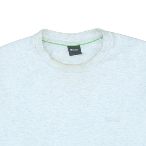 Hugo Boss Men's Grey Crew Neck Pullover Sweatshirt M Regular Fit