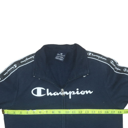 Champion Boys Blue 13-14 Years Track Jacket Full Zip Fleece Activewear