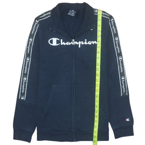 Champion Boys Blue 13-14 Years Track Jacket Full Zip Fleece Activewear
