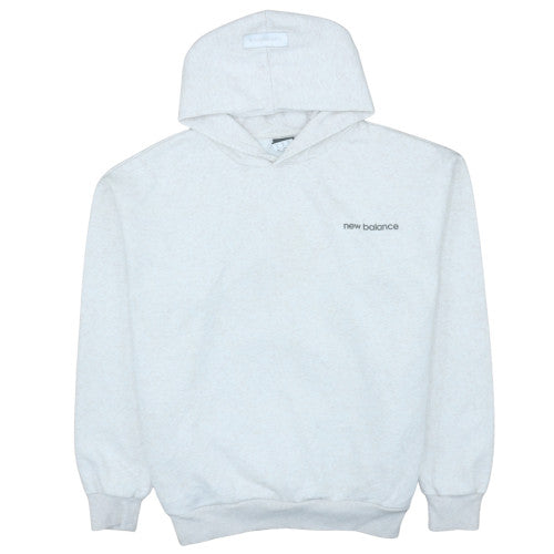 New Balance Womens White Pullover Hoodie Size M Boston Print