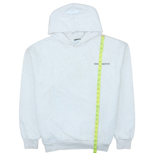 New Balance Womens White Pullover Hoodie Size M Boston Print