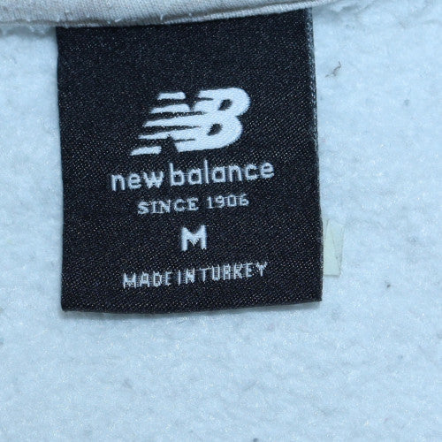 New Balance Womens White Pullover Hoodie Size M Boston Print