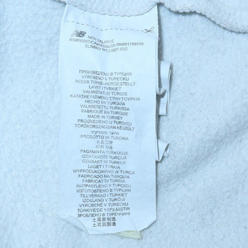 New Balance Womens White Pullover Hoodie Size M Boston Print