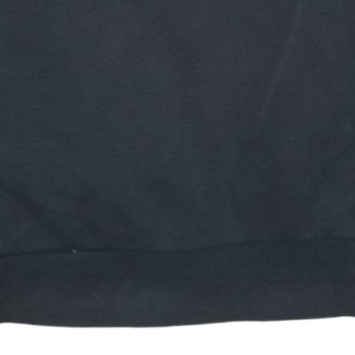 Adidas Women Black S Pullover Sweatshirt Logo Long Sleeve Crew Neck