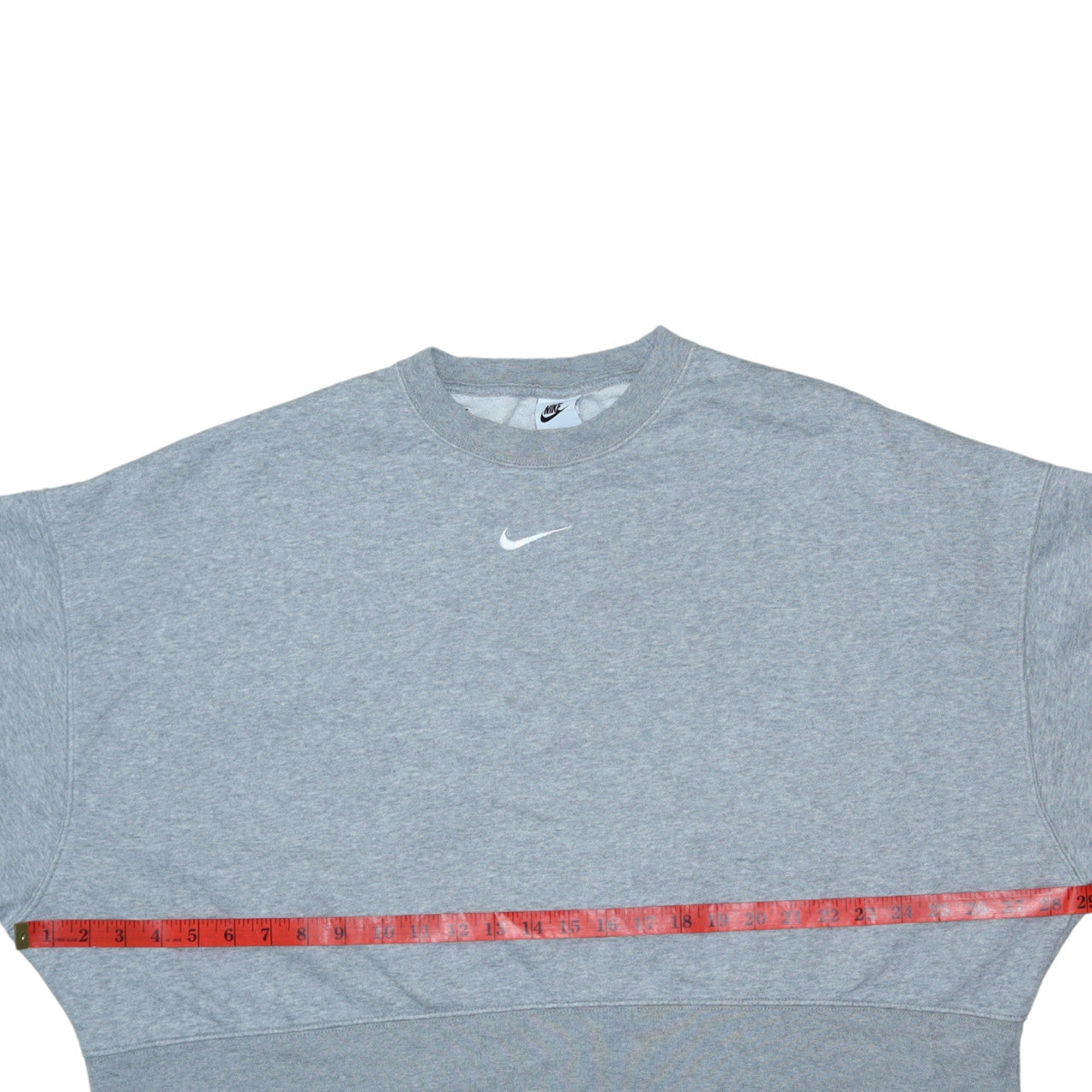Nike Women Grey Crew Neck Pullover Sweatshirt Size L