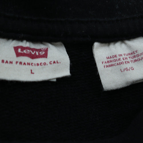 Levi’s Men’s Black Graphic Flower Pullover Sweatshirt Size L