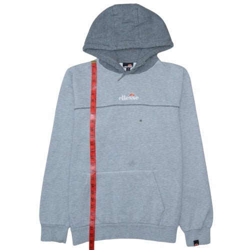 Ellesse Men’s Grey Pullover Hoodie XL Sports Cotton Blend