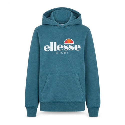 Ellesse Womens Teal Hoodie UK 8 Pullover Cotton Blend Sport Style