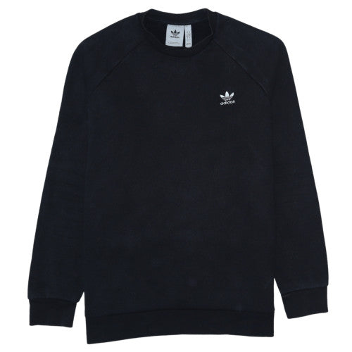 Adidas Men's Black Crew Neck Pullover Sweatshirt Size L