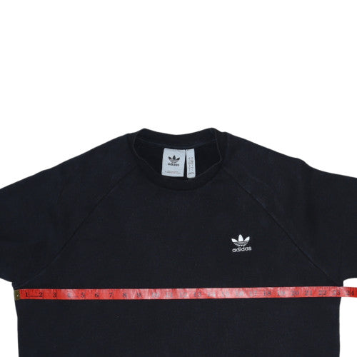Adidas Men's Black Crew Neck Pullover Sweatshirt Size L