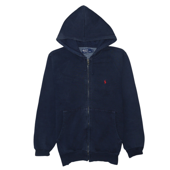 Polo Ralph Lauren Men's Blue Full Zip Hoodie Size M