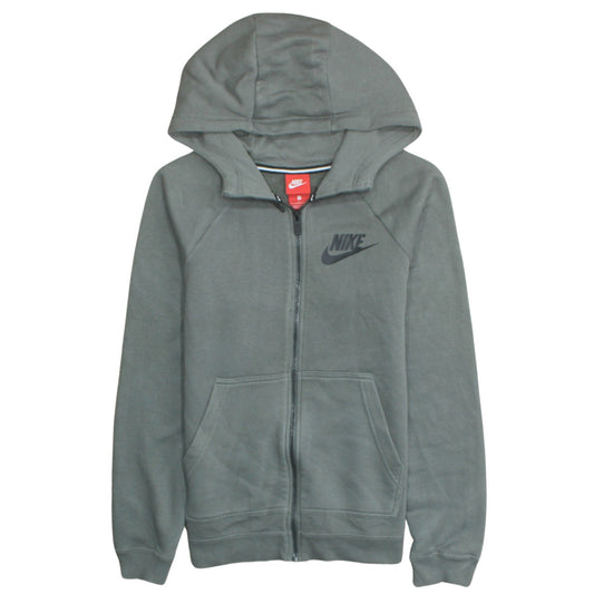 Nike Men's Green Full Zip Hoodie Size S Sportswear Sweatshirt