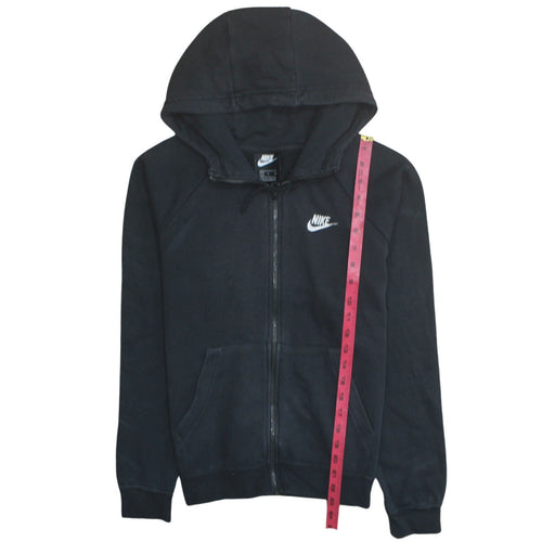 Nike Men's Black Full Zip Hoodie Size S Regular Fit Fleece