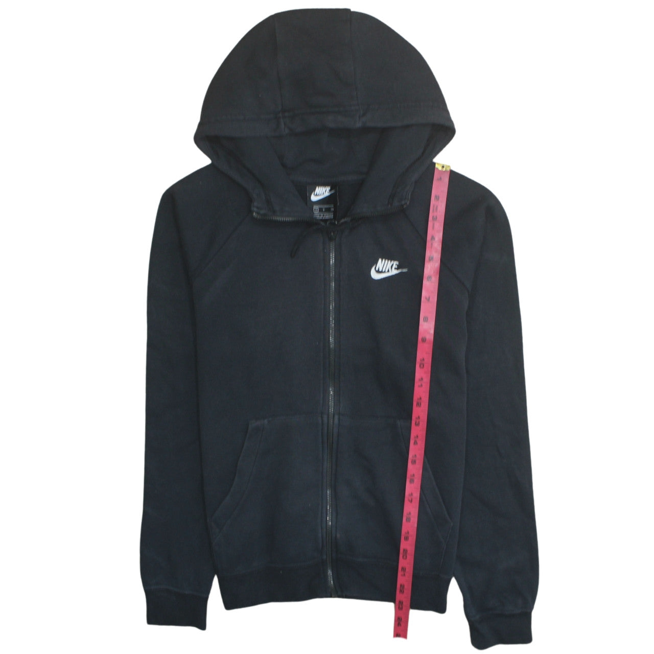Nike Men's Black Full Zip Hoodie Size S Regular Fit Fleece