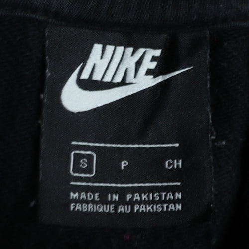 Nike Men's Black Full Zip Hoodie Size S Regular Fit Fleece