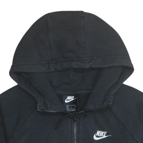 Nike Men's Black Full Zip Hoodie Size S Regular Fit Fleece
