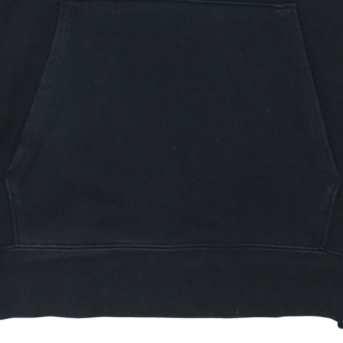 Champion Men's Black Pullover Hoodie M Fleece Logo Sweatshirt