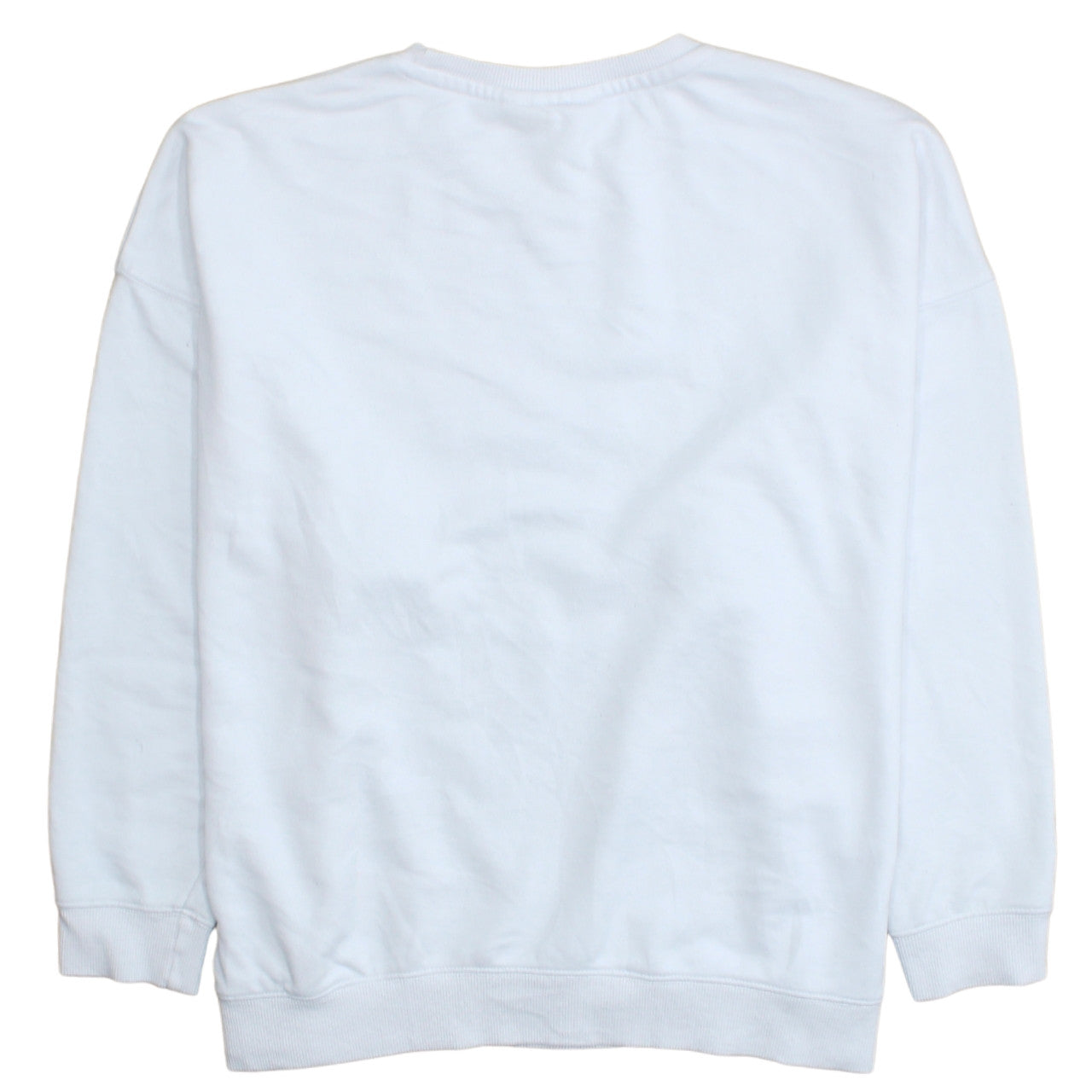 Disney Primark Women White Stitch Sweatshirt UK 12 Aloha Graphic Print