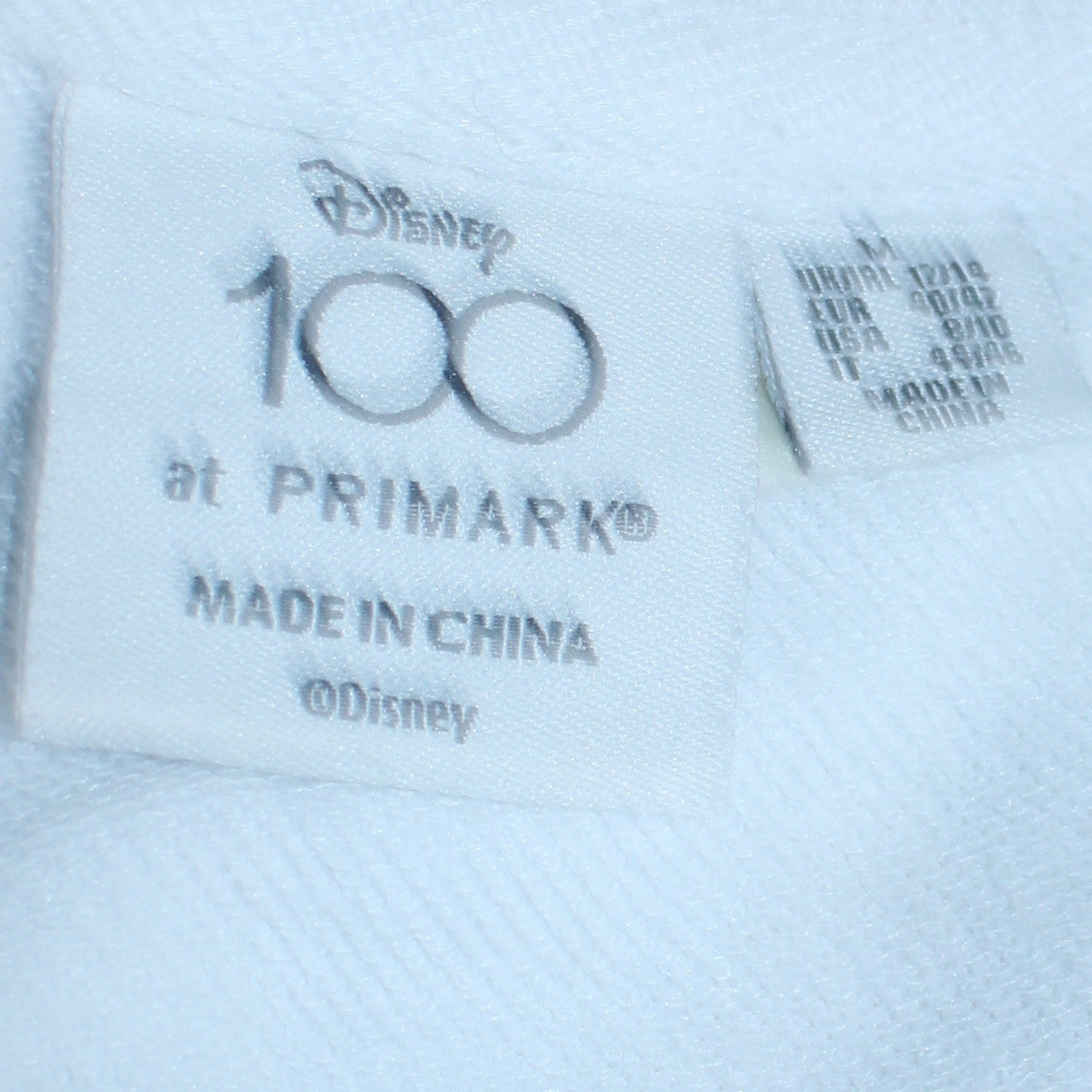 Disney Primark Women White Stitch Sweatshirt UK 12 Aloha Graphic Print
