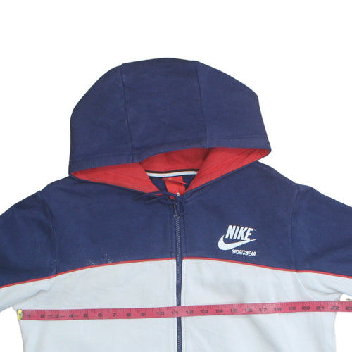 Nike Men's Blue Full Zip Hoodie Sweatshirt M Sportswear