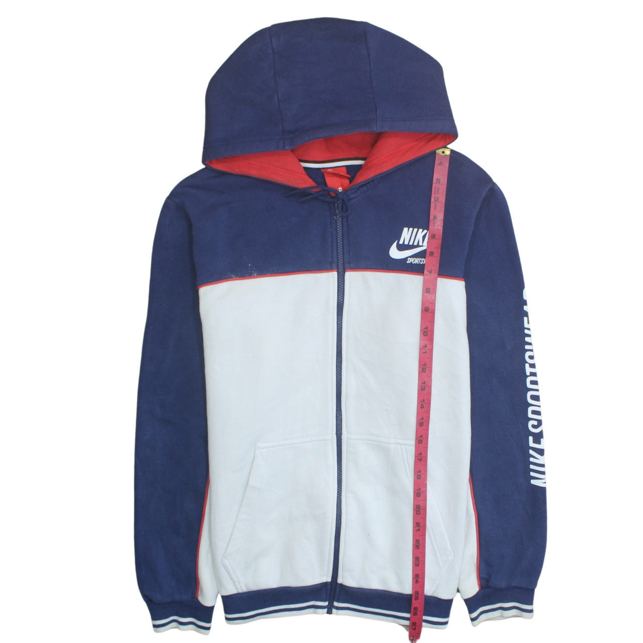 Nike Men's Blue Full Zip Hoodie Sweatshirt M Sportswear