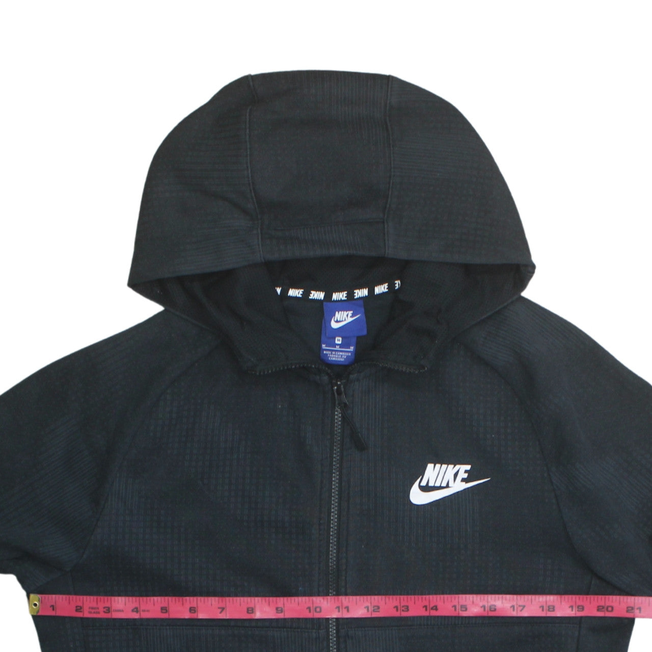 Nike Men's Black Full Zip Hoodie Size M Sportswear Sweatshirt