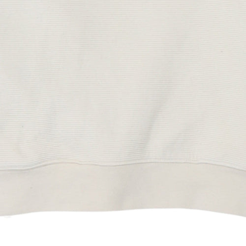 Calvin Klein Jeans Boys Beige Pullover Hoodie Size 14 Years Logo Sleeve