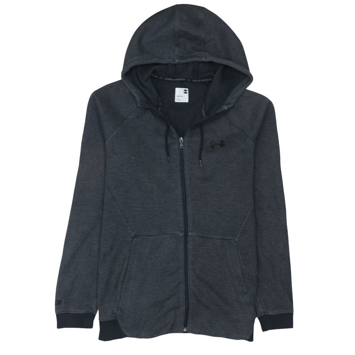 Under Armour Men's Black Large Full Zip Hoodie Cotton Blend