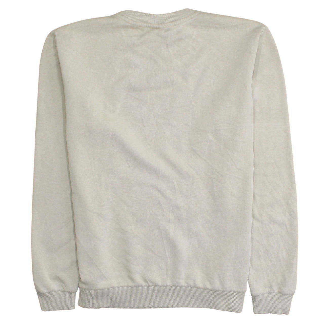 New Balance Womens Beige Crew Neck Pullover Sweatshirt M Cotton Blend