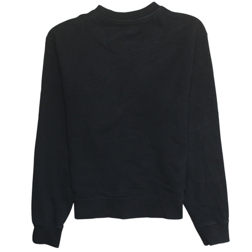 Kenzo Women Black Tiger Embroidered Pullover Sweatshirt Size S