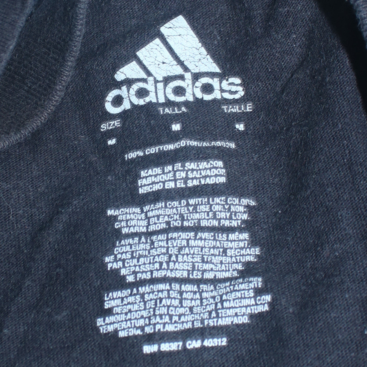 Adidas Men's Black Graphic Basketball Hoop T-Shirt Size M