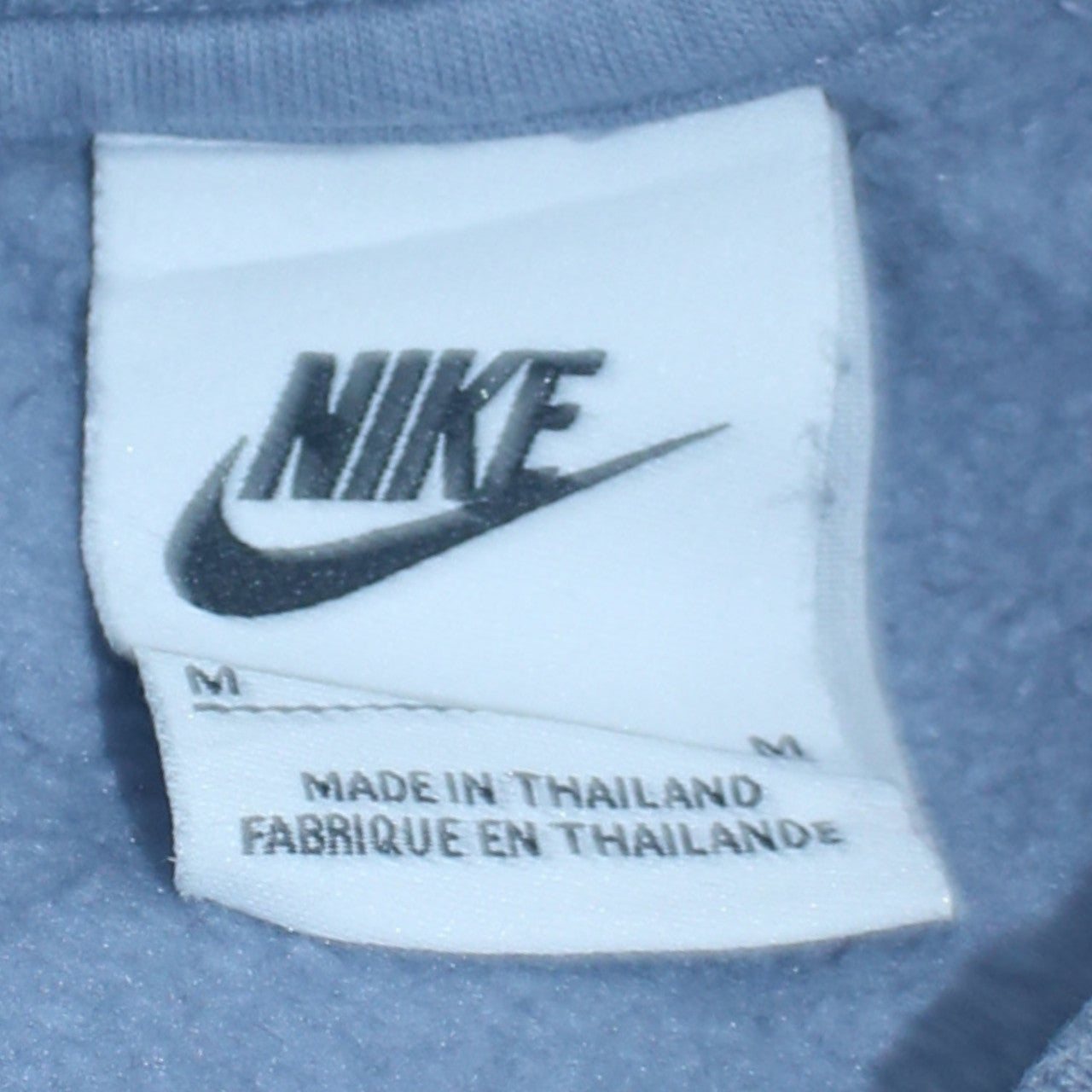 Nike Men's Blue Pullover Sweatshirt M Crew Neck Fleece Regular Fit