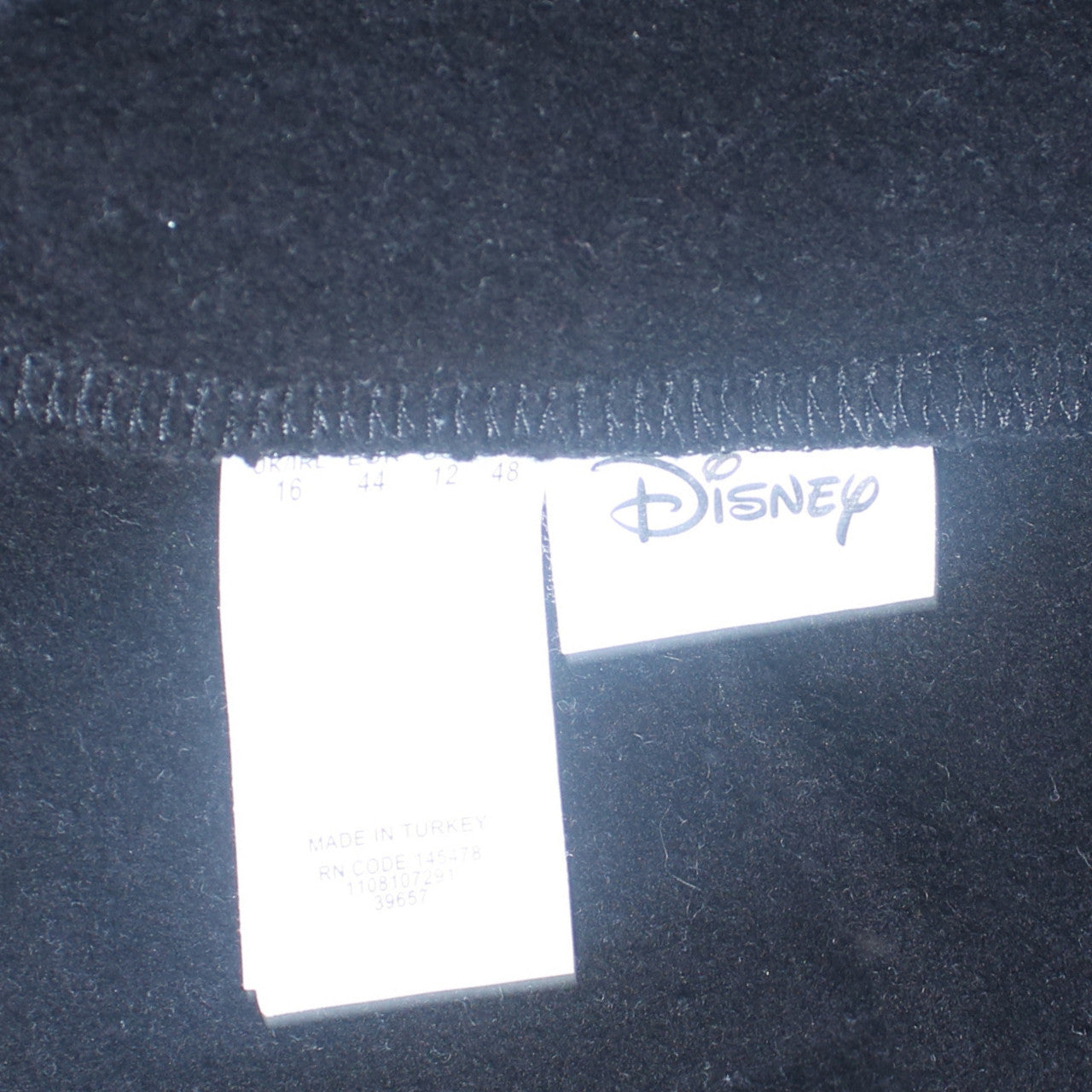 Disney Womens Black Size 16 Mickey Mouse Pullover Sweatshirt
