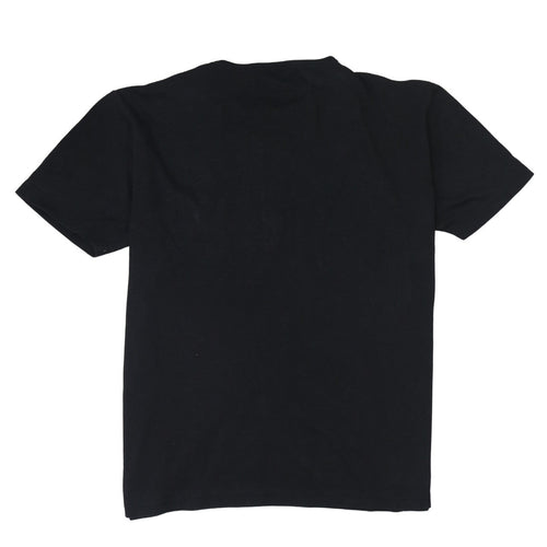 G-Star RAW Mens Black 2XL Henley Zip Logo Cotton T-Shirt