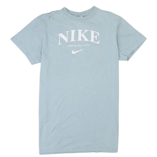 Nike Men's Blue Crew Neck Short Sleeve Graphic T-Shirt Size S