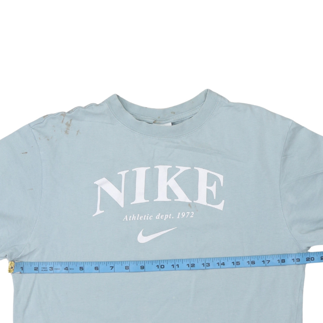 Nike Men's Blue Crew Neck Short Sleeve Graphic T-Shirt Size S