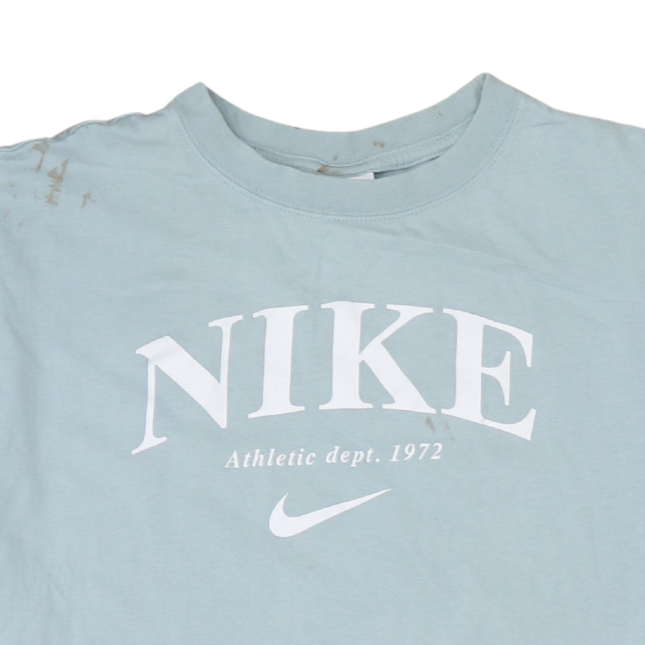 Nike Men's Blue Crew Neck Short Sleeve Graphic T-Shirt Size S