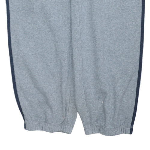 Adidas Mens Grey L Sweatpants Joggers Elastic Waist Casual