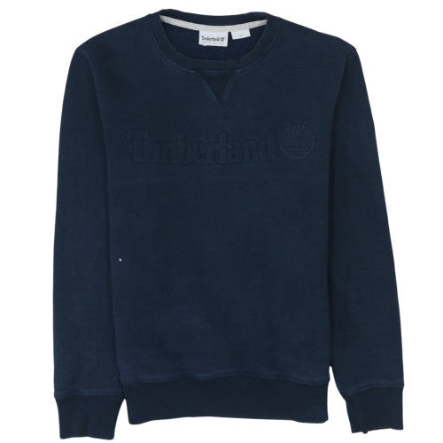 Timberland Men's Blue Crew Neck Pullover Sweatshirt Size S