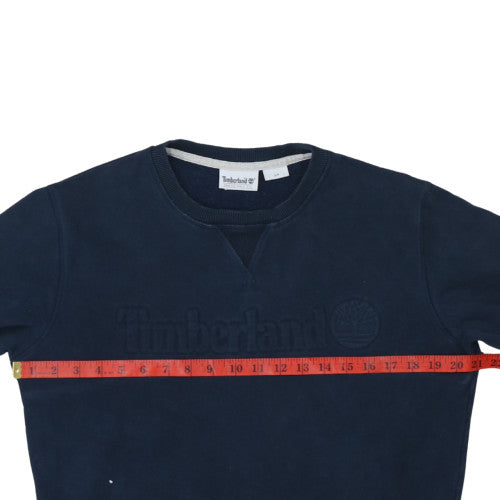 Timberland Men's Blue Crew Neck Pullover Sweatshirt Size S