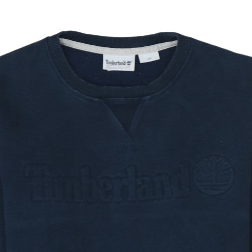 Timberland Men's Blue Crew Neck Pullover Sweatshirt Size S