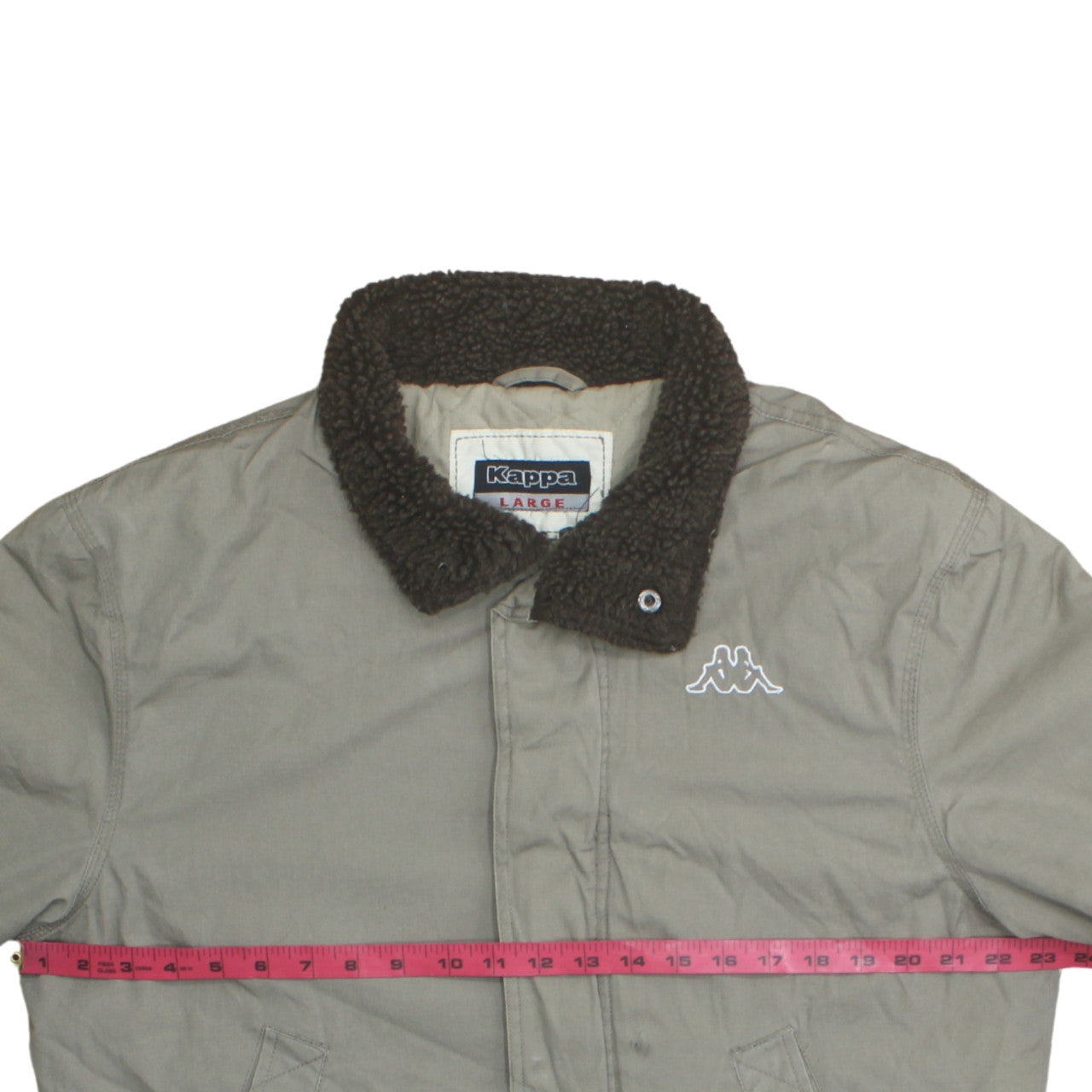 Kappa Men’s Beige Cotton Bomber Jacket Lined Size L